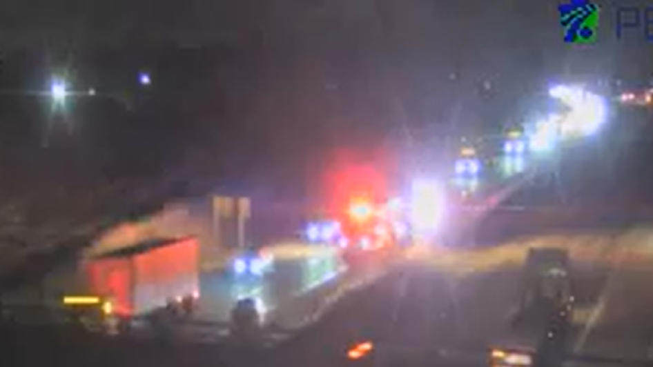 Lane shuts down after I-81 crash in Franklin County, Pa.