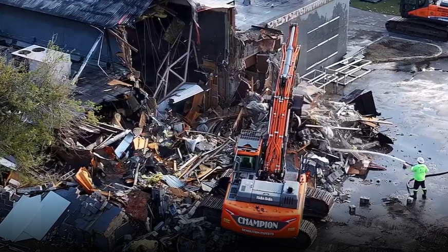 Press nightclub site demolished nearly a decade after massacre