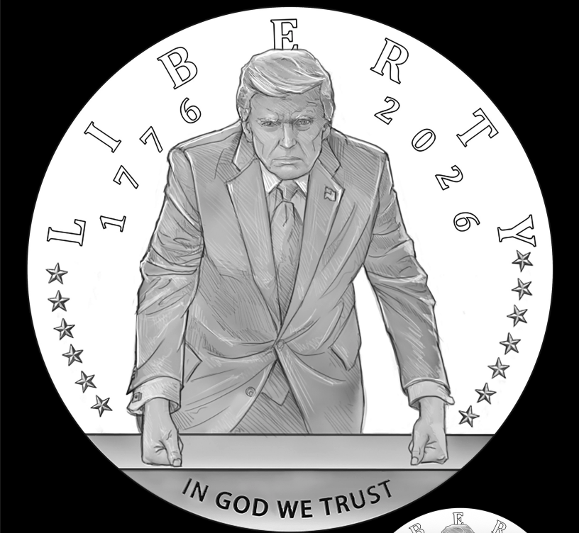US Mint can begin producing Trump commemorative gold coin after arts commission approves design