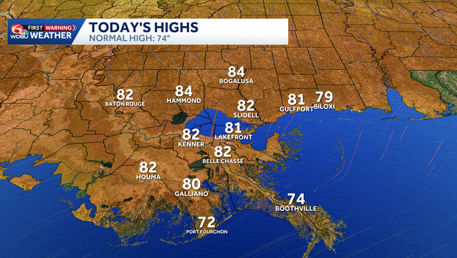 The warm streak continues with another dry week ahead before a slight ...