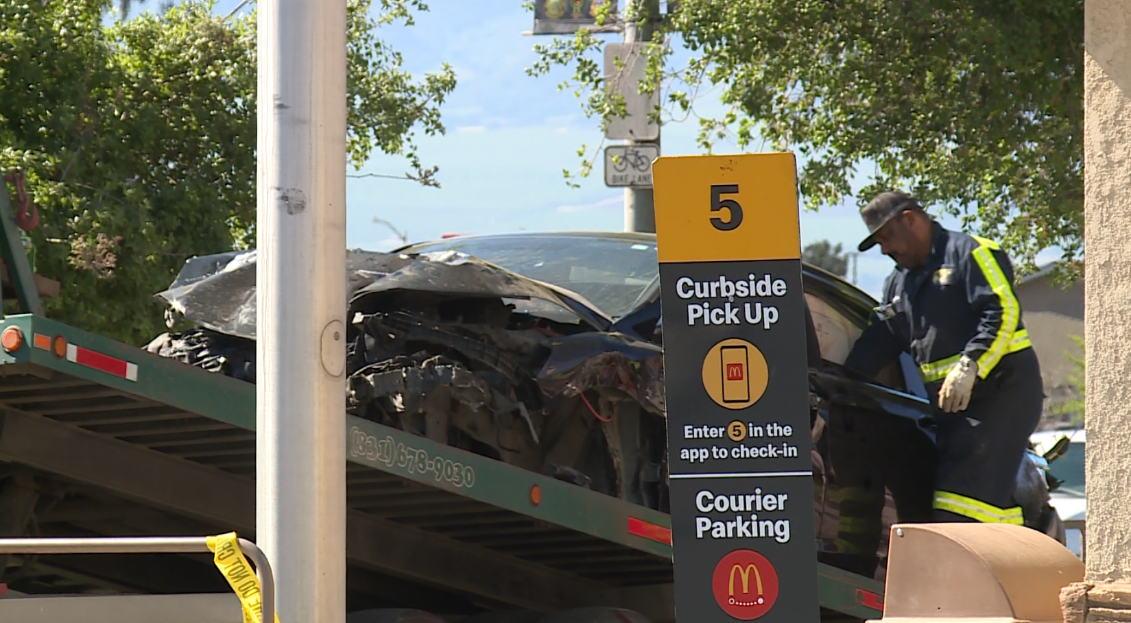 Driver in custody after crashing into Gonzales transformer and McDonald’s