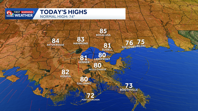 Rinse and repeat with warm weather before weekend cold front cools us down
