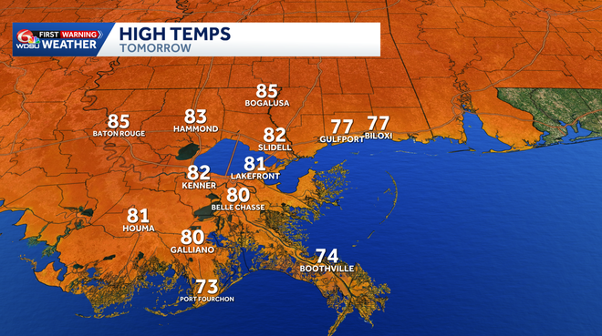 Rinse and repeat with warm weather before weekend cold front cools us down
