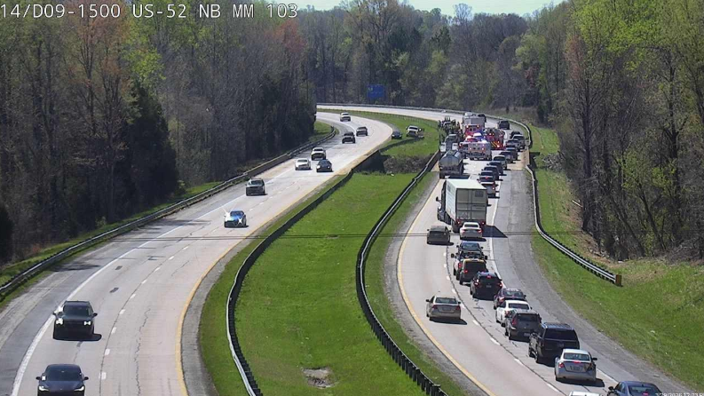 Winston-Salem police: Roads reopen after multi-vehicle crash on U.S. 52 in Forsyth County