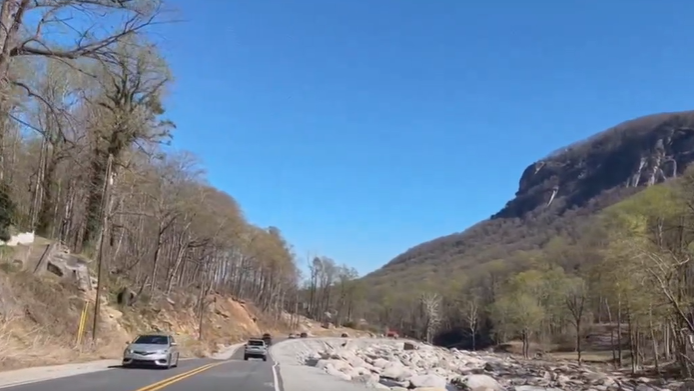 U.S. Highway 64 reopens after heavy damage from Helene, full reopening expected by Memorial Day