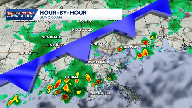 Late morning/afternoon rain chances continue in your Wednesday New ...