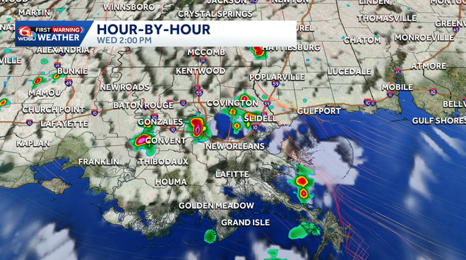 Late morning/afternoon rain chances continue in your Wednesday New ...