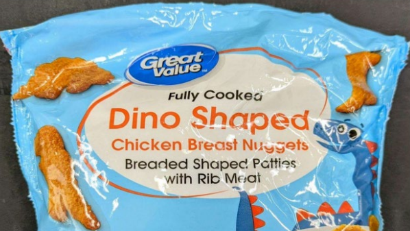 USDA health alert issued for Great Value Dino Shaped Chicken Nuggets