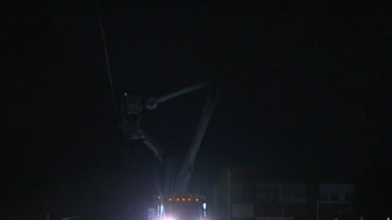 Vehicle hits utility pole, knocks out power in Dauphin County, Pa.