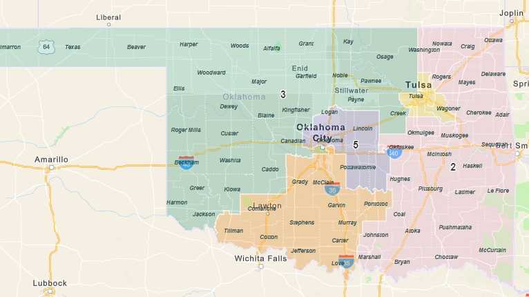 How did Oklahoma Republicans redraw legislative maps in 2021?