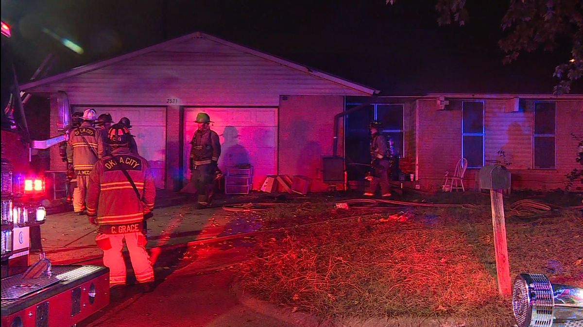 Crews respond after passerby reports house fire in southeast OKC