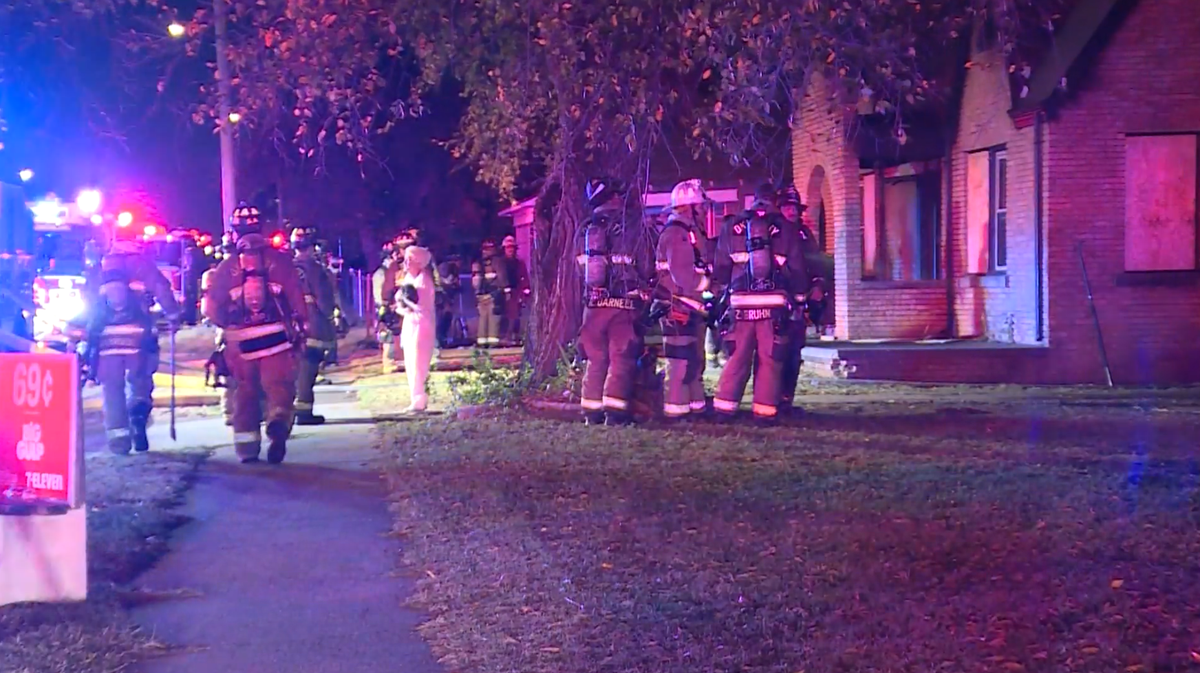 Oklahoma City Crews Battle House Fire