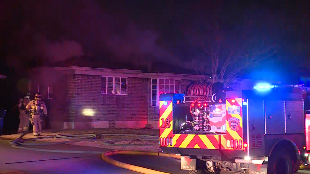 Oklahoma City home catches fire early Monday morning