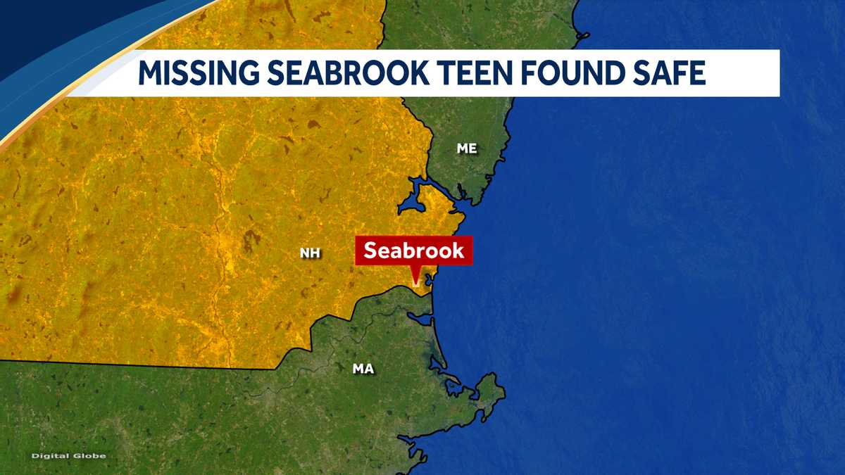Seabrook, New Hampshire teenager found safe