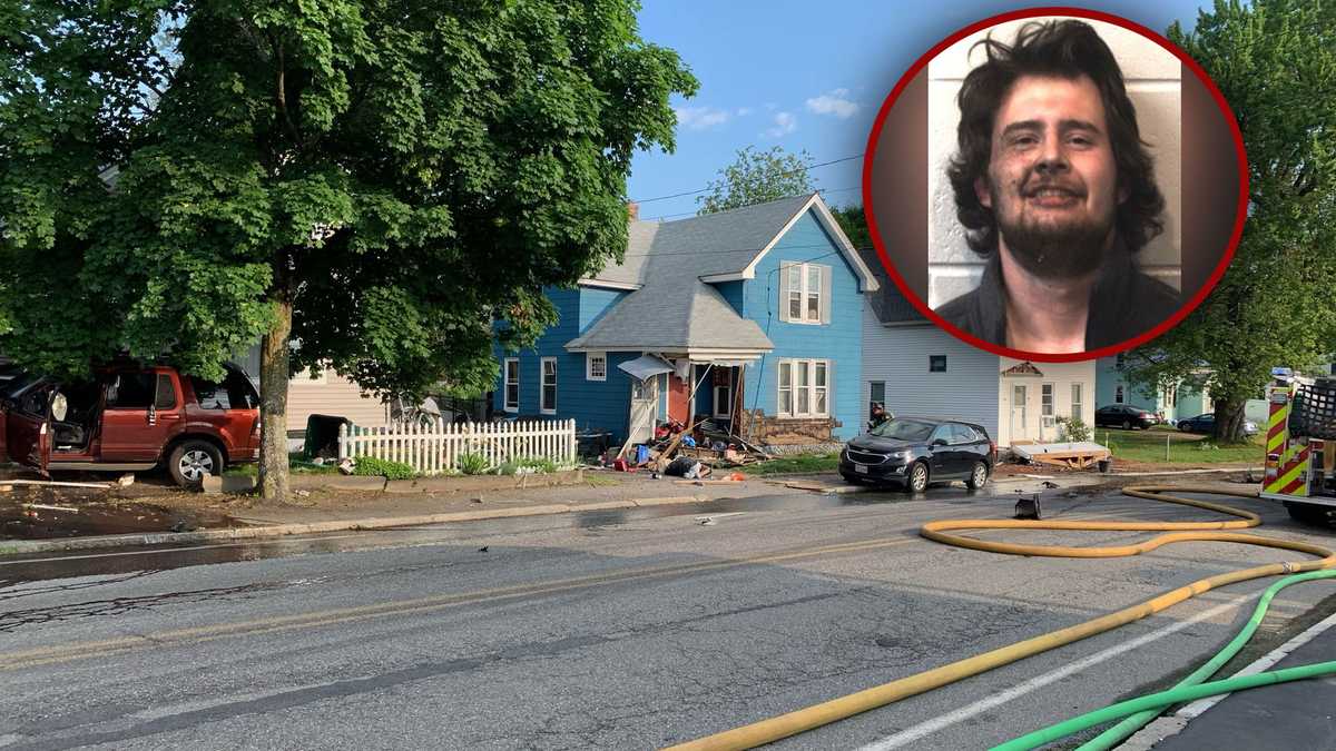 Clinton police: Man charged with OUI after crash into 3 homes, pole ...