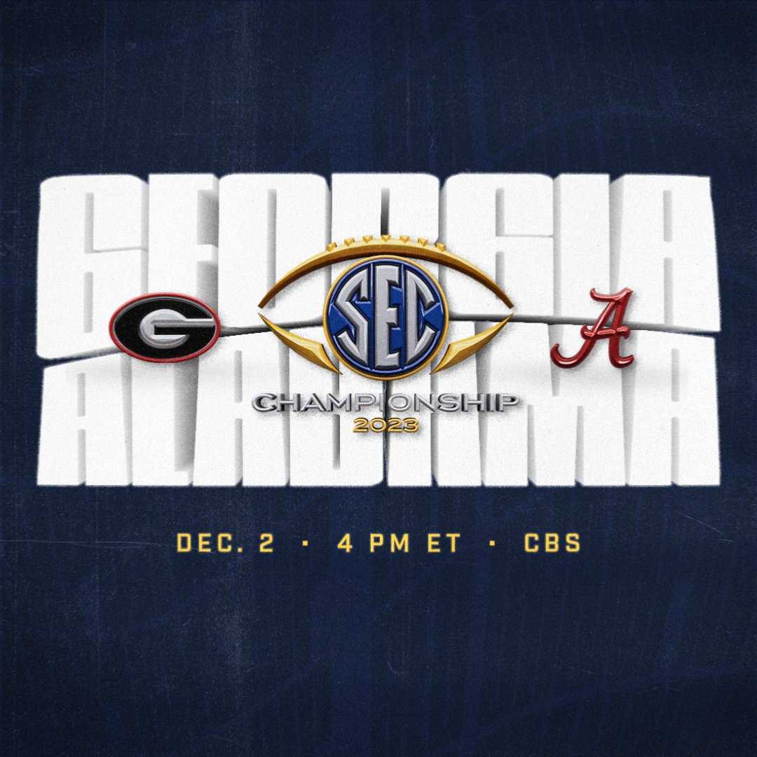 SEC Championship Game Is Set