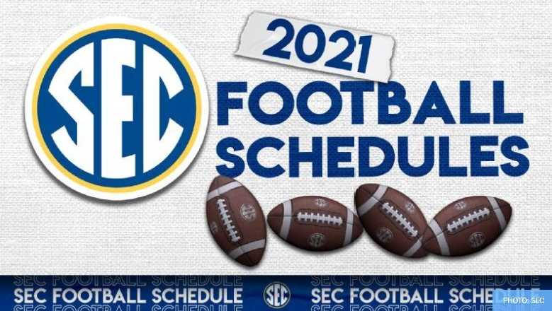 The SEC released it's 2021 football schedules on Wednesday, Jan. 27.