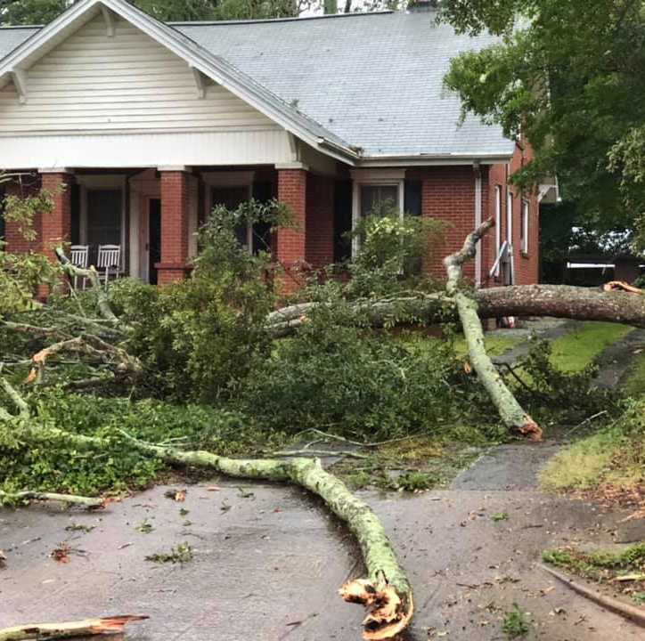 Upstate fire crews spring into action after strong storms cause damage