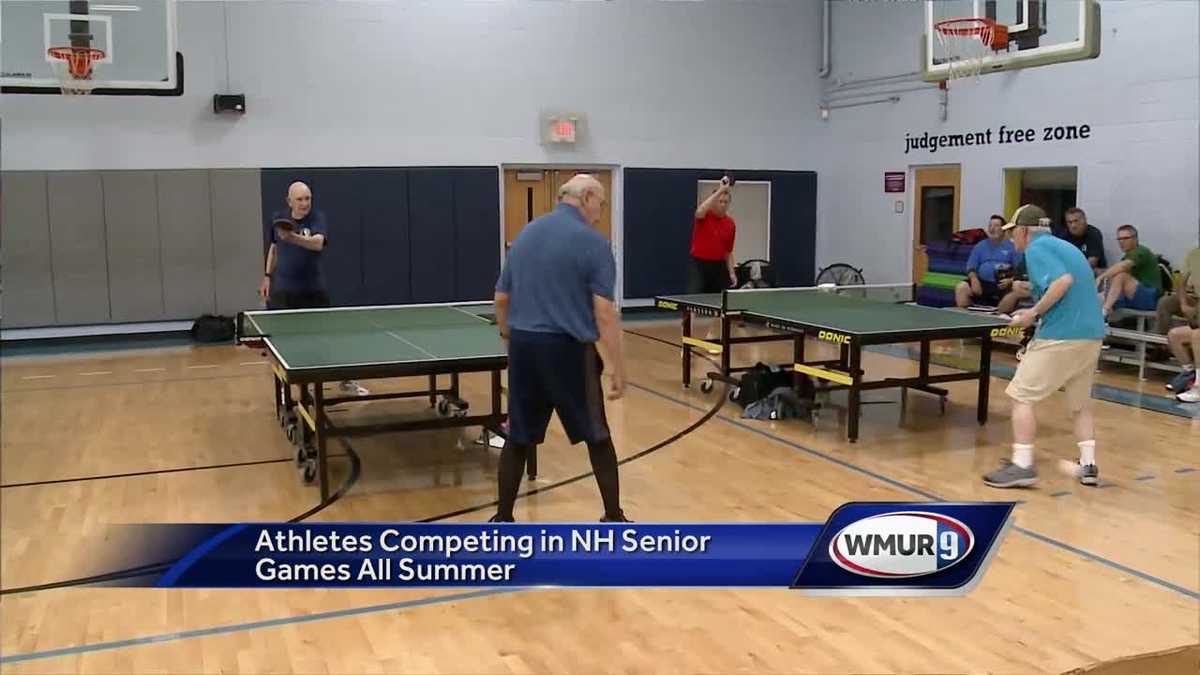 Athletes competing in New Hampshire Senior Games