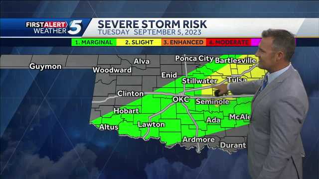 TIMELINE: Oklahoma could see 60 mph winds, hail with storms - Vimarsana News