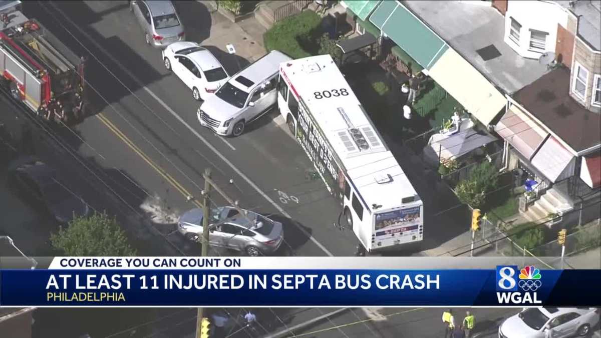 PHOTOS: PHILLY SEPTA bus crash injures 11