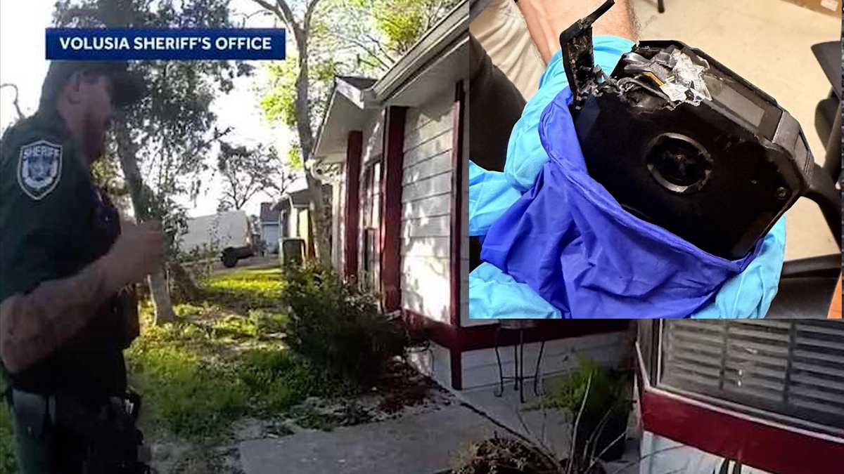 VIDEO: Florida deputy survives after body-worn camera struck by bullet