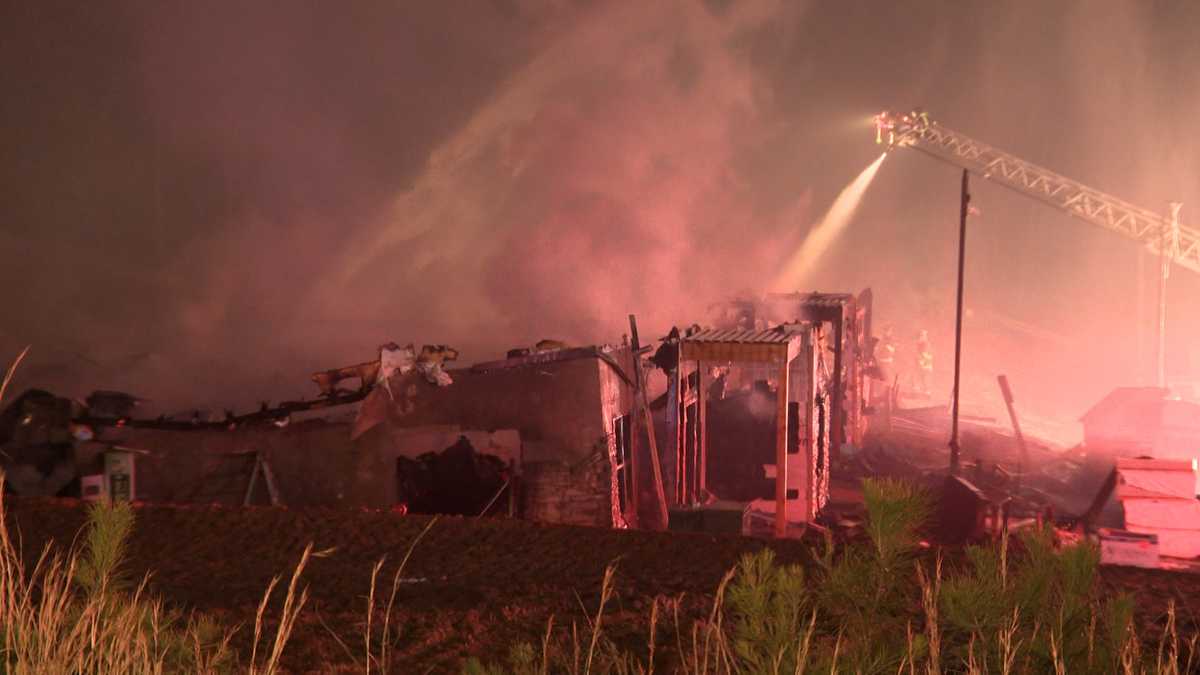 Unfinished three-story apartment building destroyed in Upstate fire