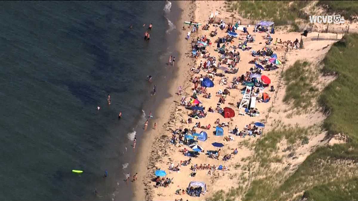 What beaches on Massachusetts' Cape Cod looked like on Labor Day weekend