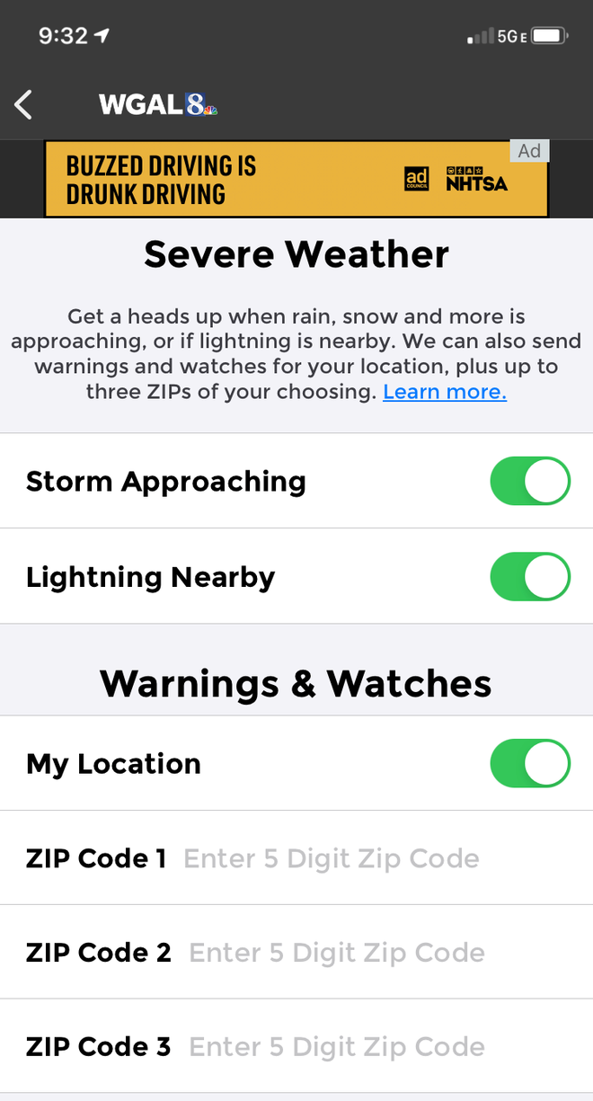 WGAL&#x20;app&#x20;location-based&#x20;severe&#x20;weather&#x20;alerts&#x20;set&#x20;up&#x20;properly.