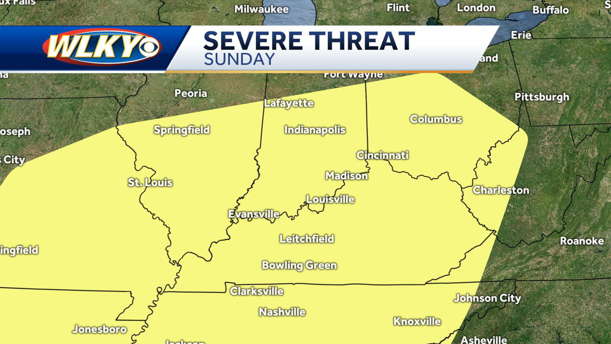 Early outlook: Severe weather possible this weekend