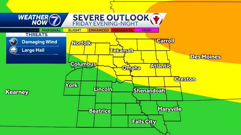 Omaha forecast: Dangerous heat, potential for strong storms Friday