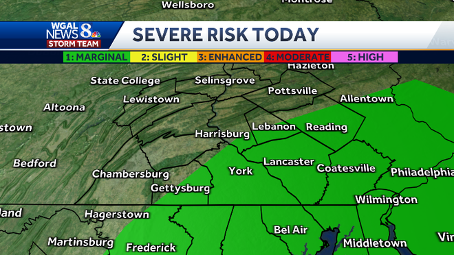 Wind advisory for Central Pa. starting at 4 p.m. Saturday