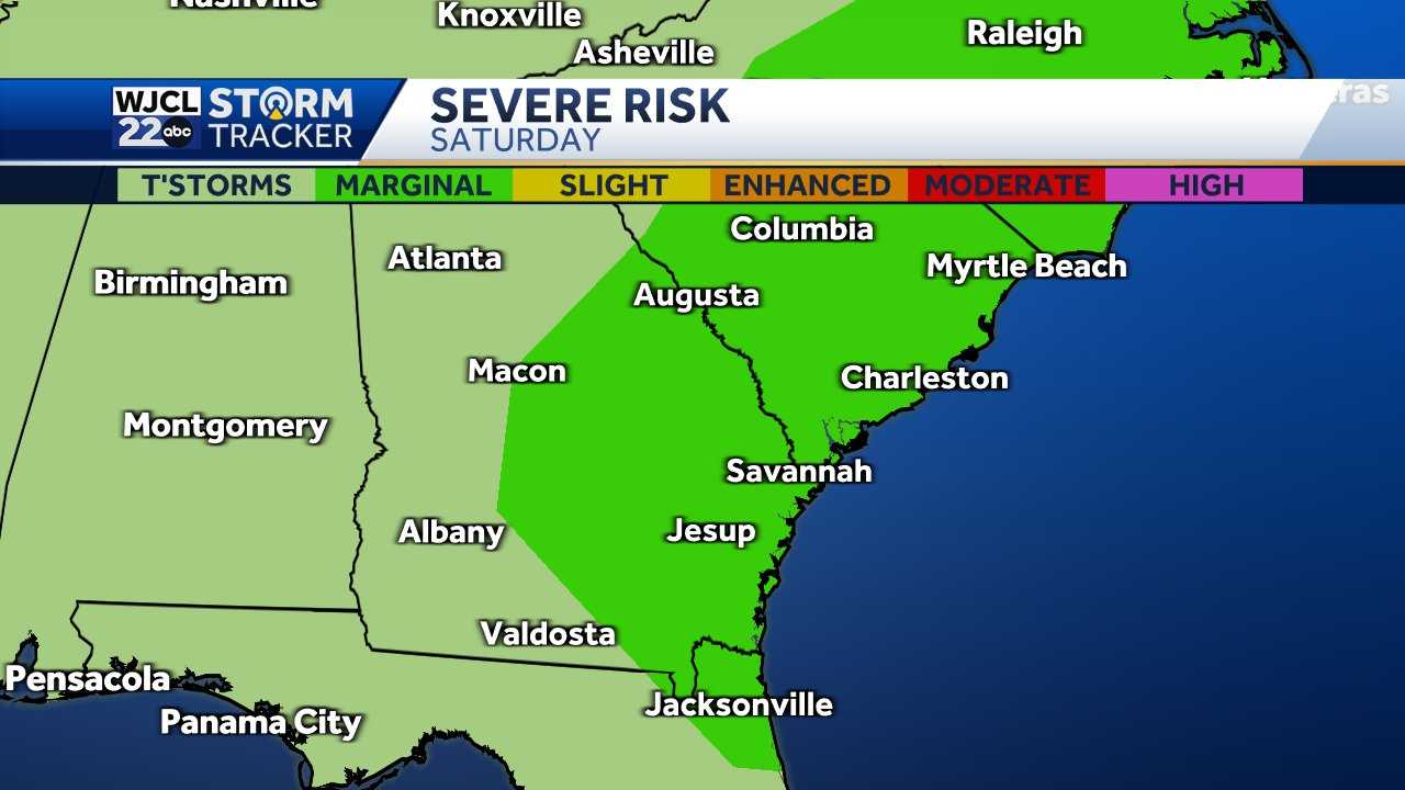 Savannah: Tracking Weekend Thunderstorms