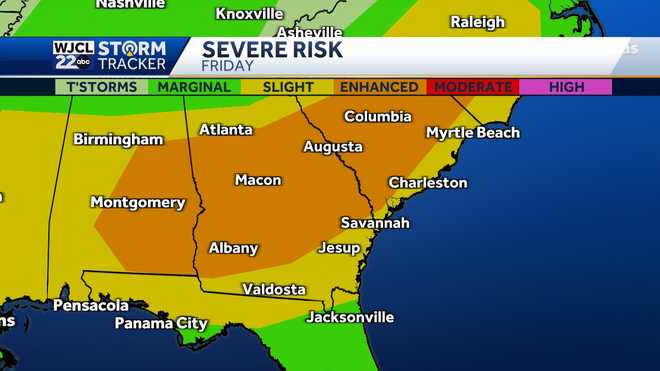 Savannah: Tracking the next round of thunderstorms