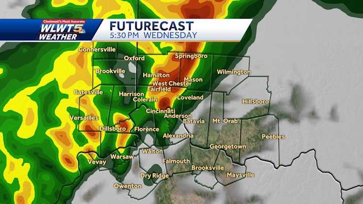 Hour by hour: When severe threat moves through Cincinnati area