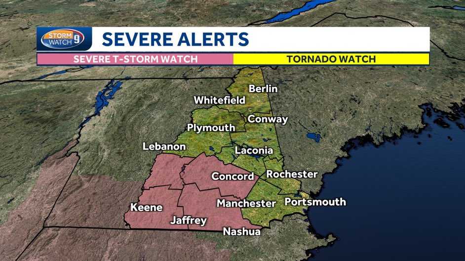 New Hampshire forecast: Flash flood warning issued
