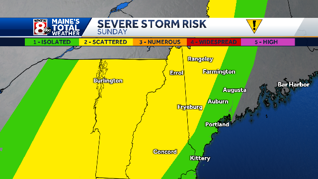 Maine to see strong storms, hot weather this weekend