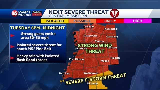 Weather Impact Day: Strong winds, heavy rain in forecast - Vimarsana News