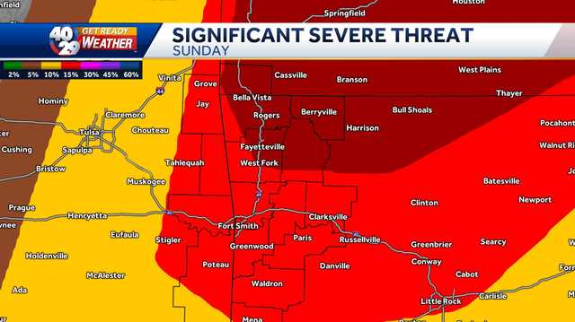 SEVERE DAY: Dangerous thunderstorms possible on Sunday - Vimarsana News