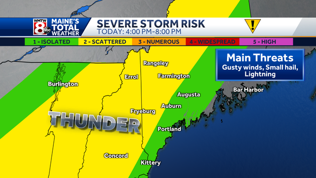 Severe weather could bring gusty winds, hail to Maine Tuesday - Vimarsana News