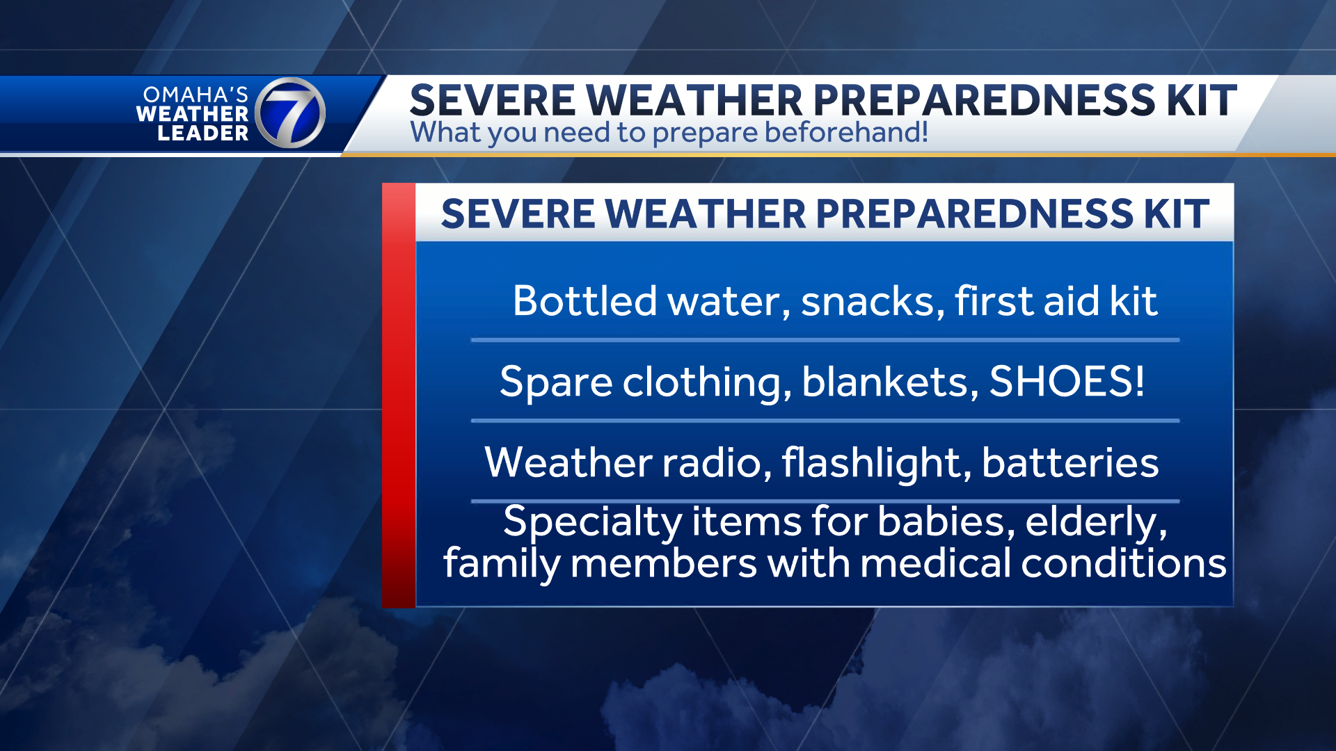 Severe Weather Awareness Week: Preparedness - KETV
