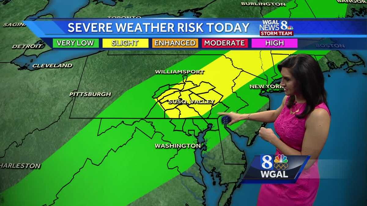 Strong storms, 60 MPH winds possible today