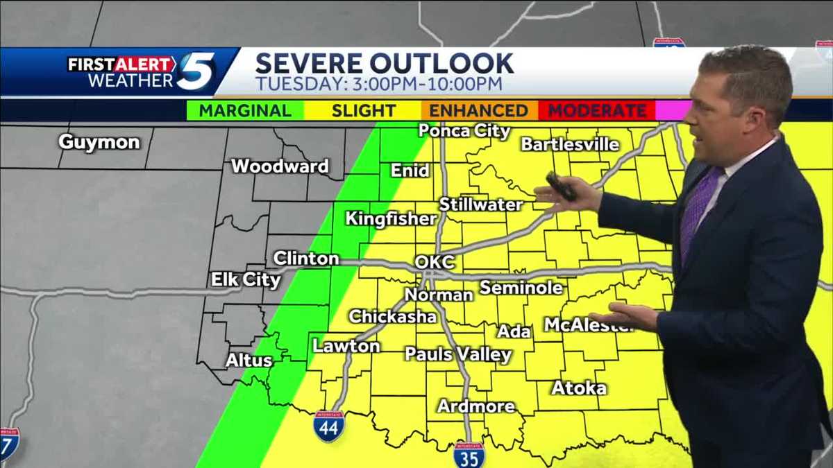 Oklahoma to see severe storms to start next week