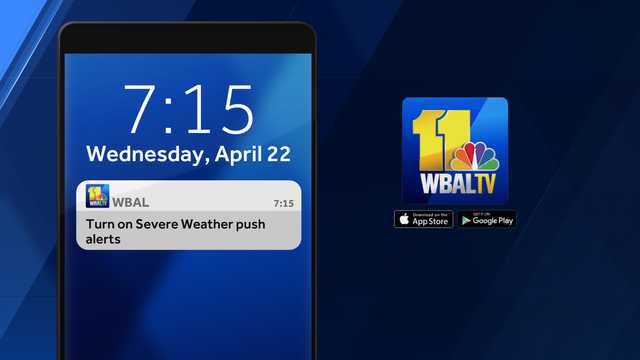 Here S How To Turn On Severe Weather Alerts From Wbal Tv 11 Weather