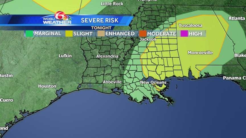 Severe Weather Threat Returns Heres A Look At Conditions Tuesday Evening Into Wednesday 0559