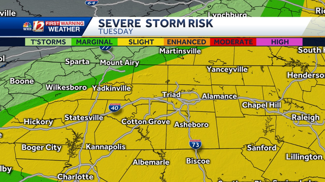 North Carolina Storm Updates: Severe weather could bring heavy rain, flooding, and isolated tornadoes - Vimarsana News