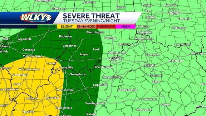 Weekly weather planner: Temperature swings in Louisville area with ...
