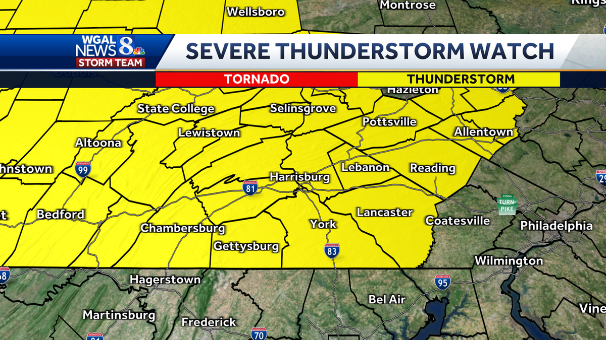 NWS issues high wind warning for parts of Pa.