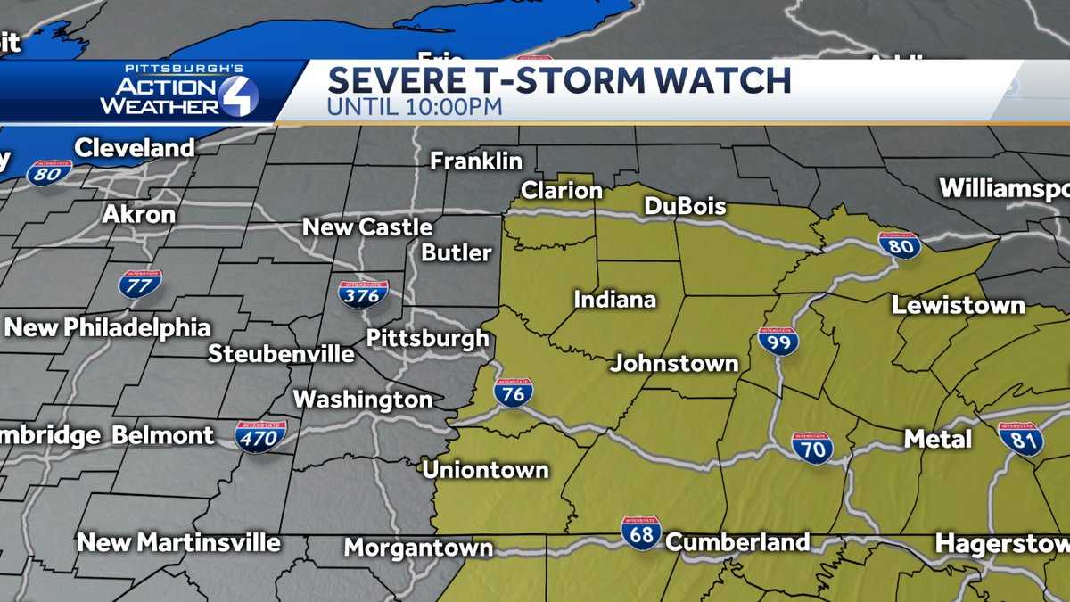 Scattered strong to severe storms possible Tuesday afternoon