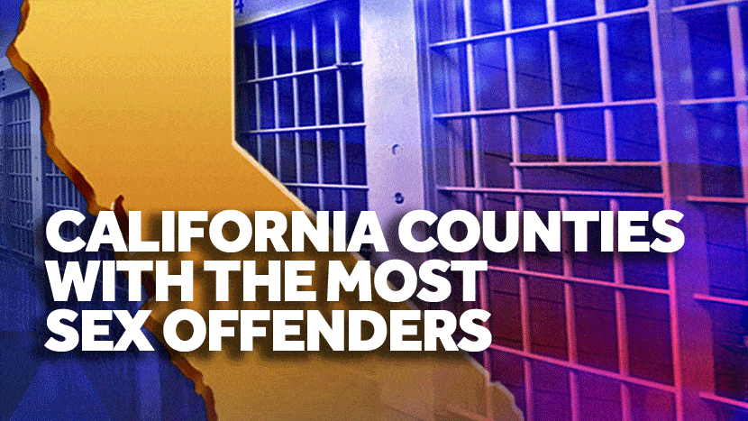 California Counties With The Most Sex Offenders